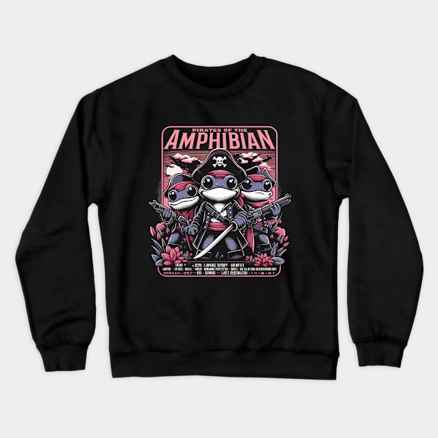 Pirates of the Amphibian Crewneck Sweatshirt by Lima's